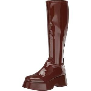 Circus Sam Edelman Wmn Kimberly Knee High Chunky Platform Boots Size US 6M Brown
